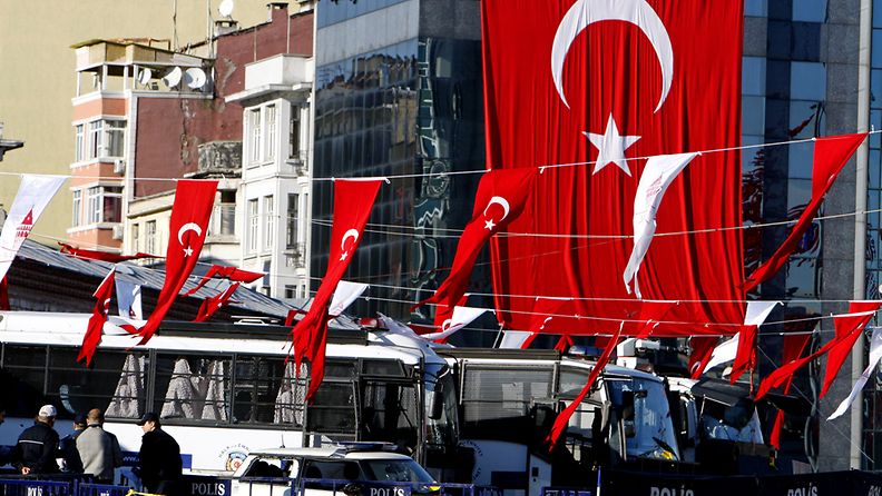 Taksim-aukio Turkin Istanbulissa. Kuva: EPA