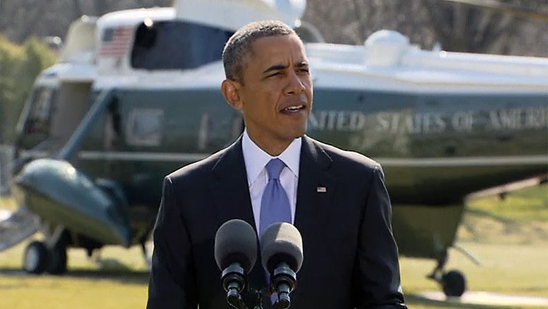 Obama puhe Venäjä-pakotteet Ukrainan tilanne 20.3.2014