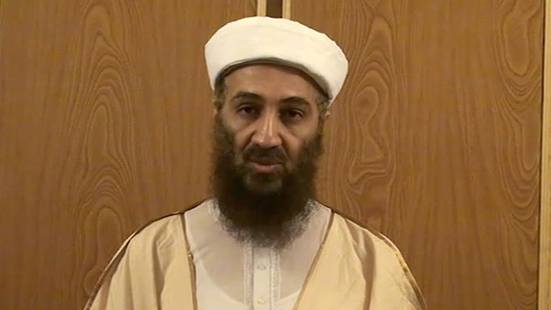 Videokuvaa Osama bin Ladenin puheesta nauhalta, jonka Yhdysvaltojen joukot takavarikoivat iskussa bin Ladenin piilopaikkaan. (EPA)