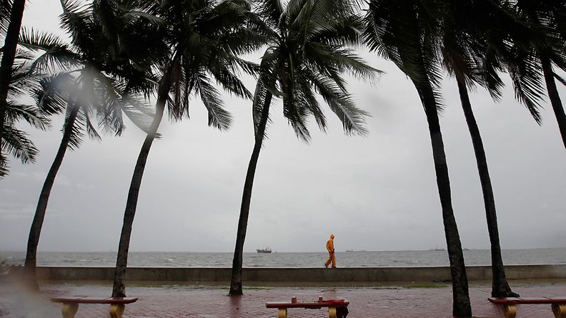 Taifuuni Utor iski Filippiineille 12.8.2013