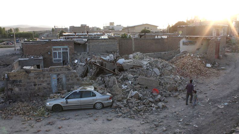Maanjäristys teki tuhoja Iranissa 11.8.2012