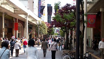 Katukuvaa Sendain kaupungista vuonna 2006. Kuvat: Sami Kuivasaari
