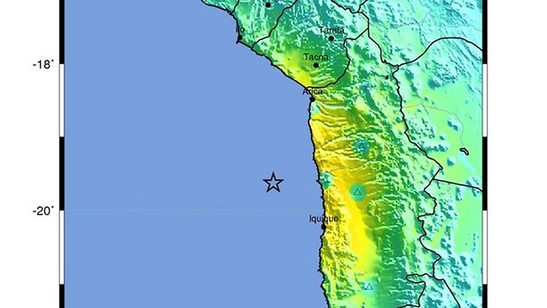 Maanjäristys Chilessä