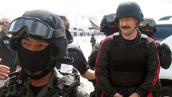 "Kuoleman kauppias" Viktor Bout saapui Yhdysvaltoihin marraskuussa 2010. EPA