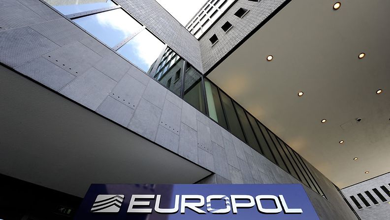 Europolin päärakennus Haagissa, Hollannissa.(Kuva: EPA)