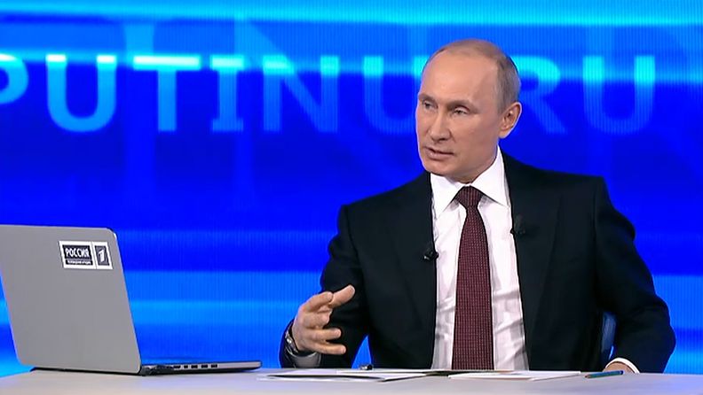 Putin suora linja 17.4.2014