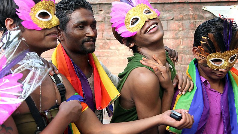 Pride-kulkue Intian Delhissä vuonna 2009.