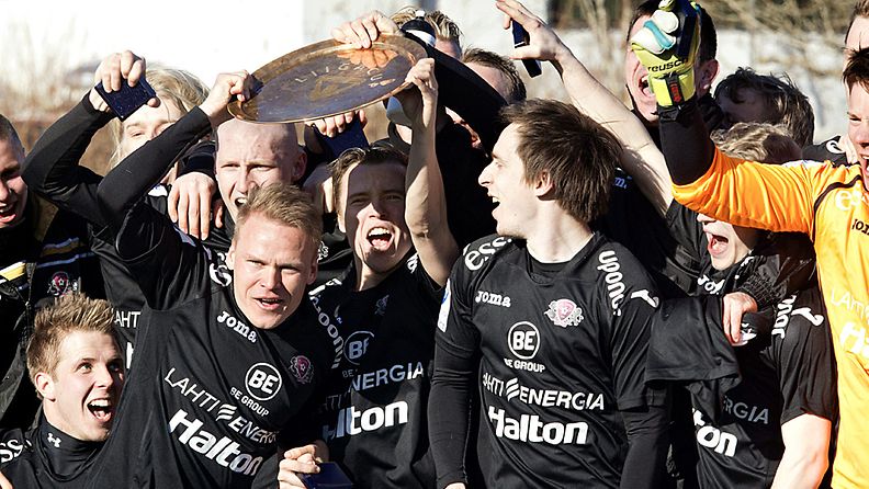 FC Lahti voitti liigacupin keväällä 2013. 