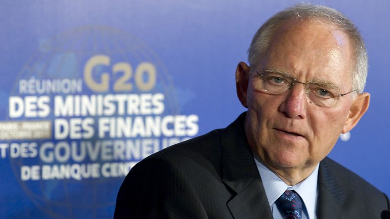Saksan valtiovarainministeri Wolfgang Schäuble.