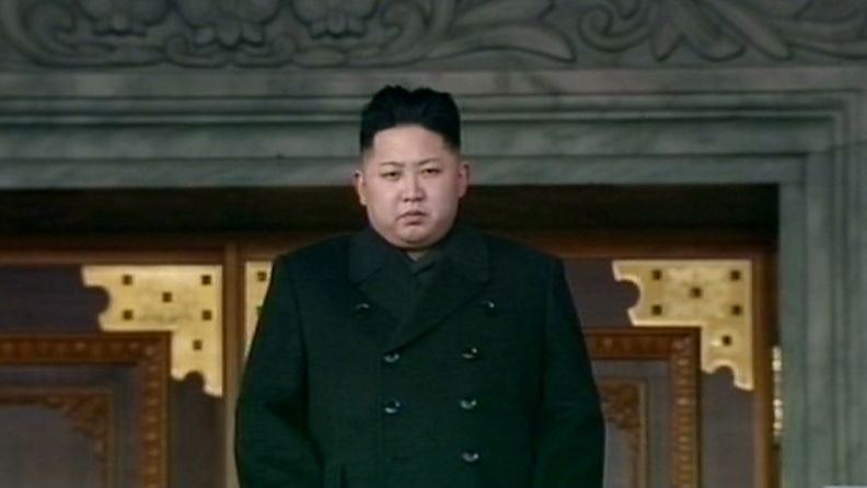 Pohjois-Korean valtiollisen televisioyhtiön lähetyksestä otettu kuva Pohjois-Korean uudesta johtajasta Kim Jon Unista 29. joulukuuta 2011.
