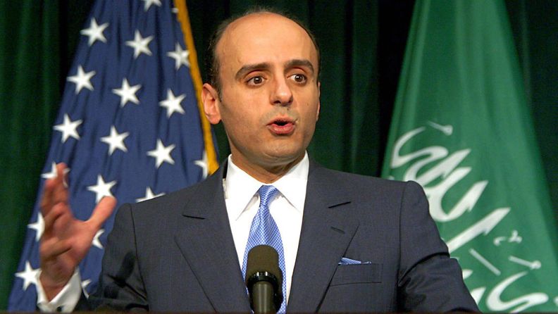 Saudi-Arabian ulkoasiainhallinnon neuvonantaja Adel al-Jubeir Saudi Arabian Washingtonin-lähetystössä.