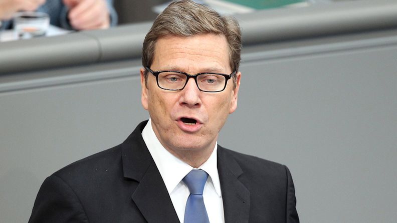 Saksan ulkoministeri Guido Westerwelle. 