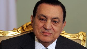 Egyptin presidentti Hosni Mubarak.