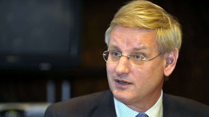 Ruotsin ulkoministeri Carl Bildt. Kuva: Lehtikuva