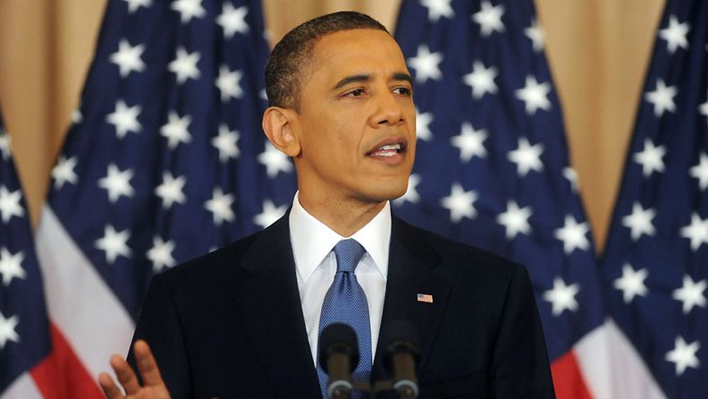 Barack Obama piti 19.5.2011 linjapuheen politiikastaan Lähi-idässä ja Pohjois-Afrikassa.
