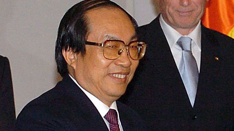 Kiinan entinen rautatieministeri Liu Zhijun kuvattuna vuonna 2005.