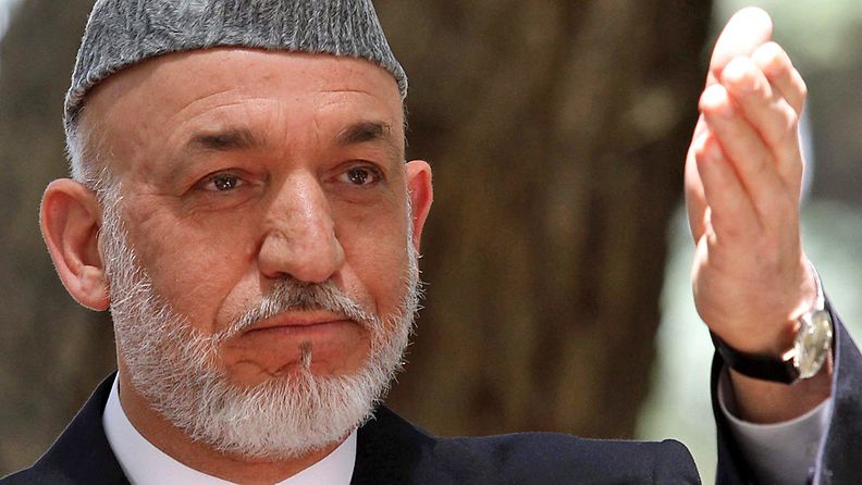 Afganistanin presidentti Hamid Karzai