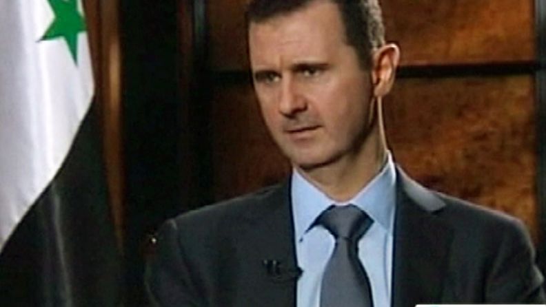 Syyrian presidentti Bashar al-Assad Iranin tv:n haastattelussa 28.6.2012.