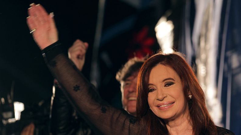 Cristina Fernandez on voittanut ylivoimaisesti eiliset presidentinvaalit Argentiinassa.