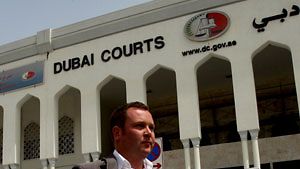Brittituristi Vince Acors, 34, poistui Dubain oikeudesta syyskuussa kuulemisensa jälkeen