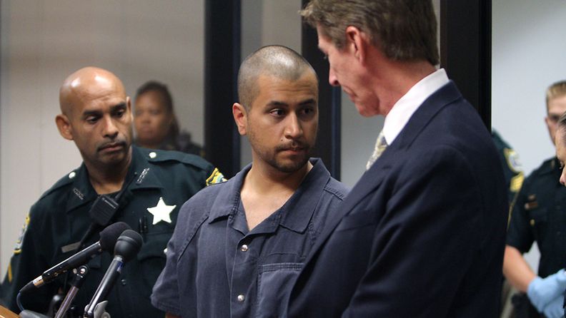 George Zimmerman oikeudessa 12.4.2012.