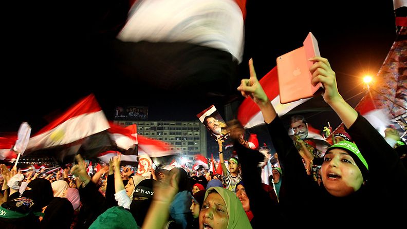 Mohamed Mursin kannattajat kokoontuivat Kairossa 15.7.2013