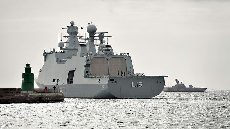 Tanskalainen Nato-alus Absalon.