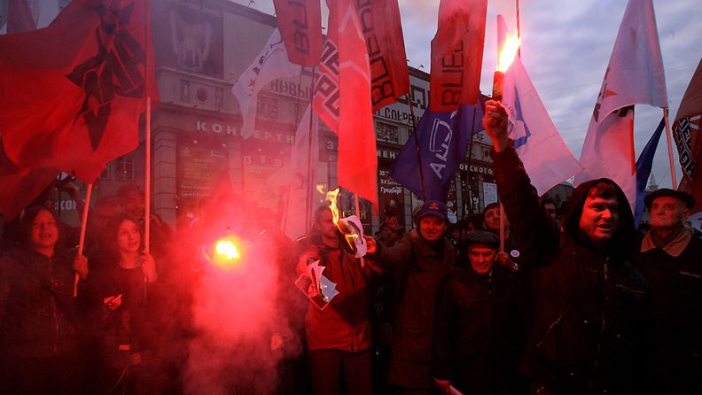 Opposition mielenosoitus Venäjällä 