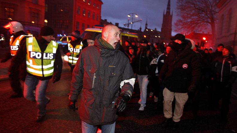 Mielenosoituksia Tukholmassa 10.12.2011