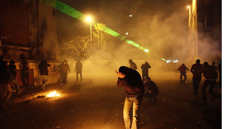 Tahrir-aukio Kairossa 25.1.2013.