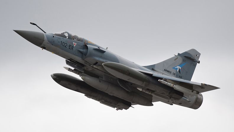 Kuvassa Ranskan ilmavoimien hävittäjä Mirage 2000F. Kuva ei liity tapaukseen (Kuva: EPA).
