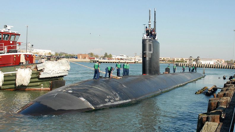 Ydinsukellusvene USS Montpelier. Arkistokuva vuodelta 2007.