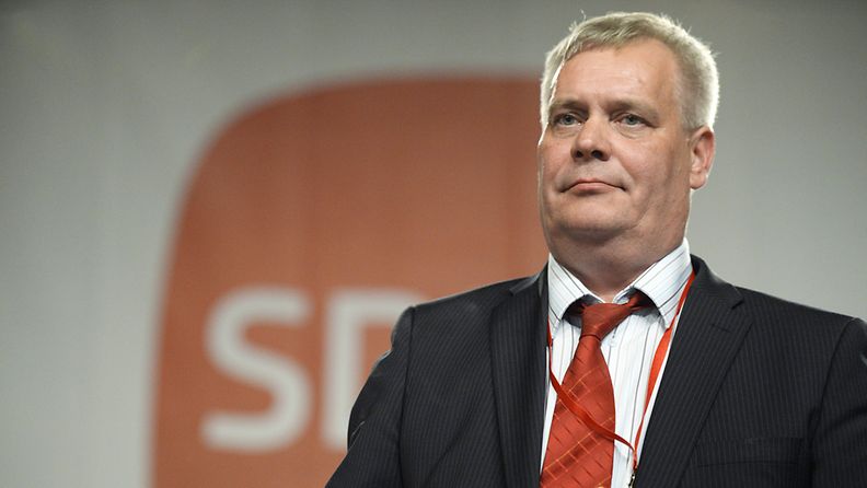 Antti Rinne puheenjohtaja SDP