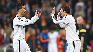 Cristiano Ronaldo ja Gareth Bale.  