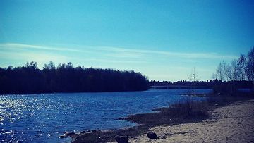 Järven ranta Oulussa 15.5.2014.