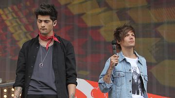 One Direction -poikabändin Zayn Malik ja Louis Tomlinson