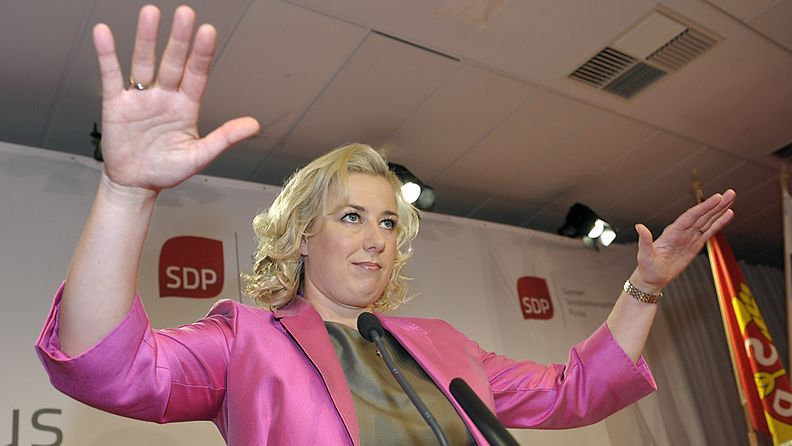 Urpilainen valittiin jatkamaan puheenjohtajana SDP:n puoluekokouksessa Helsingissä perjantaina 25. toukokuuta 2012.