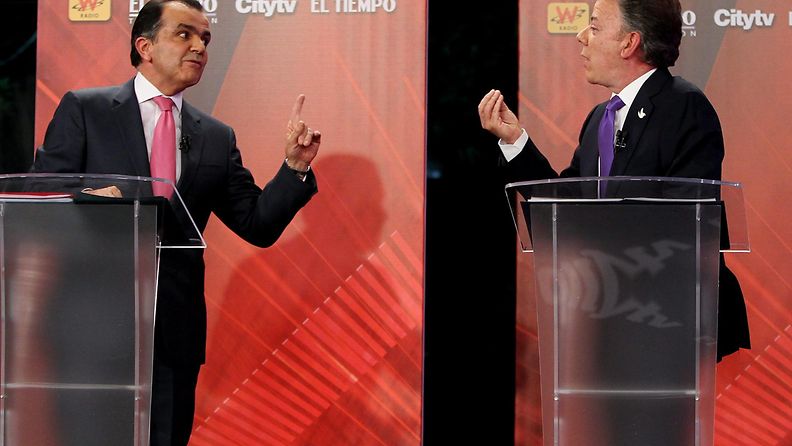 Zuluaga ja Zantos, Kolumbian presidentinvaalit 2014