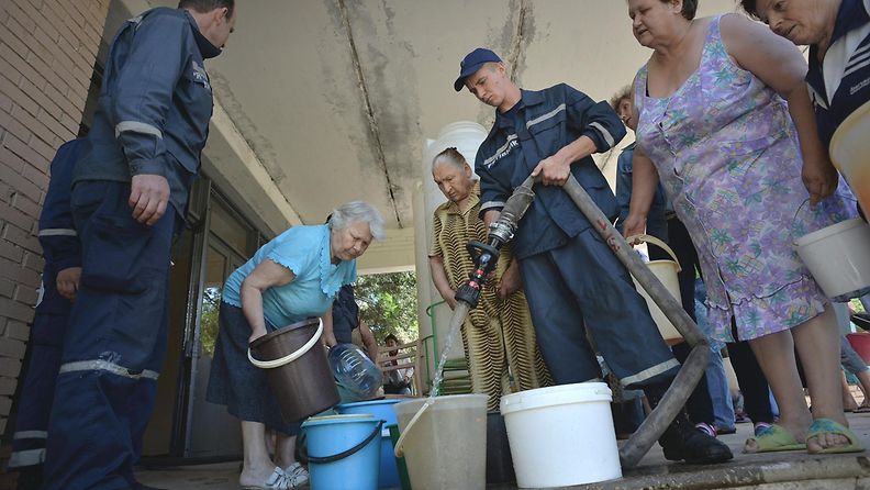 Ukraina kriisi siviili sota vesipula 
