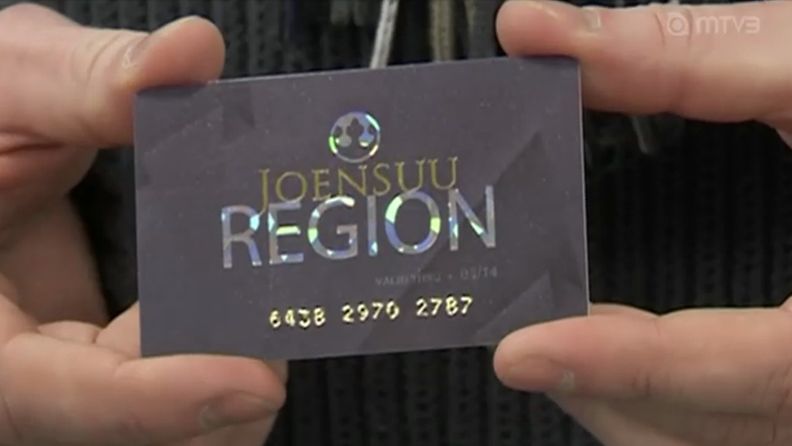 Joensuu Region -kortti.