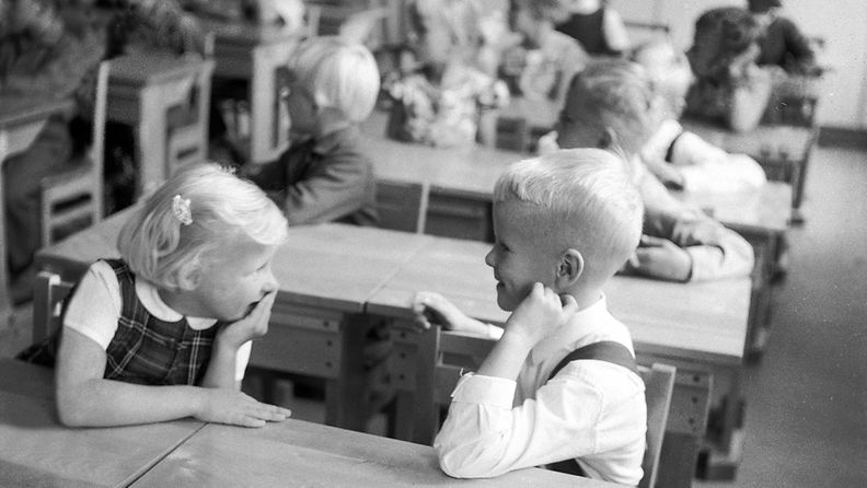 Ensimmäinen koulupäivä, 1959. 