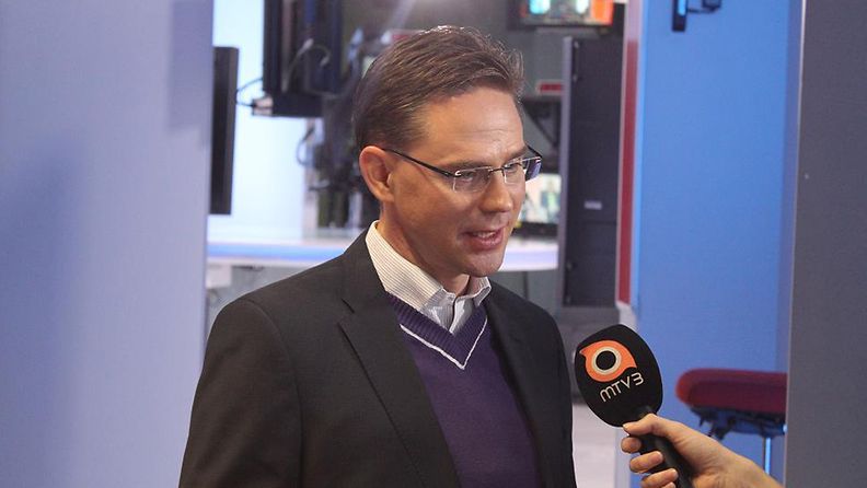 Pääministeri Jyrki Katainen MTV3 Uutisten haastattelussa 23. lokakuuta 2012.