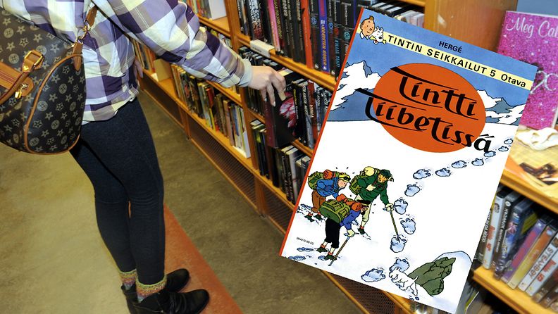 Helsingissä Tintti-sarjakuvat saavat jäädä kirjastoihin. 