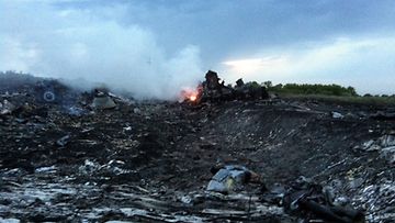 Malaysia Airlines MH17 alasammuttu Itä-Ukrainassa