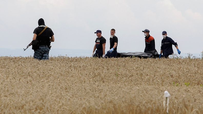 Ukraina Malaysia Airlines ruumis ohjus