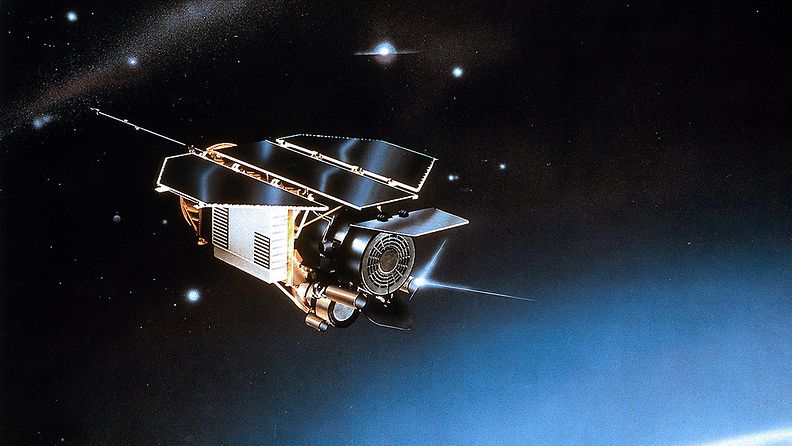 Rosat-satelliitti  on ollut poissa käytöstä kesäkuusta 1990 lähtien.