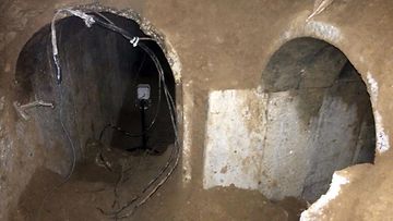 Tunnelit ovat usein laadukasta insinöörityötä ahtaudesta huolimatta. Kuvan tunneli kulki Gazasta eteläisen Israelin puolelle.