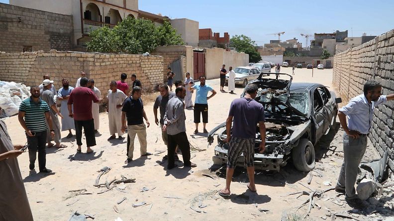 libya taistelut autot
