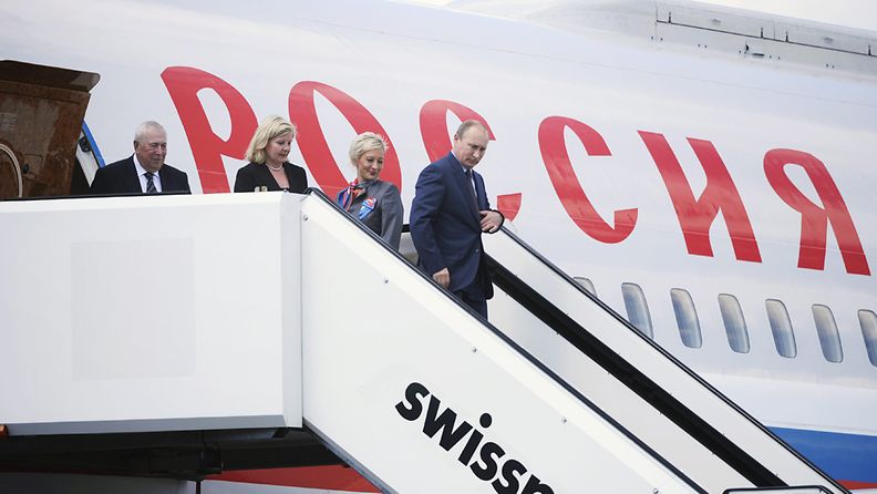 Venäjän presidentti Vladimir Putin on saapunut työvierailulle Suomeen.