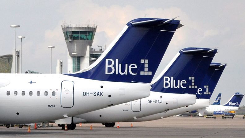 Blue1 on perunut useita lentojaan. 